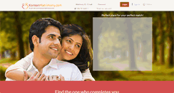 Desktop Screenshot of konkanmatrimony.com